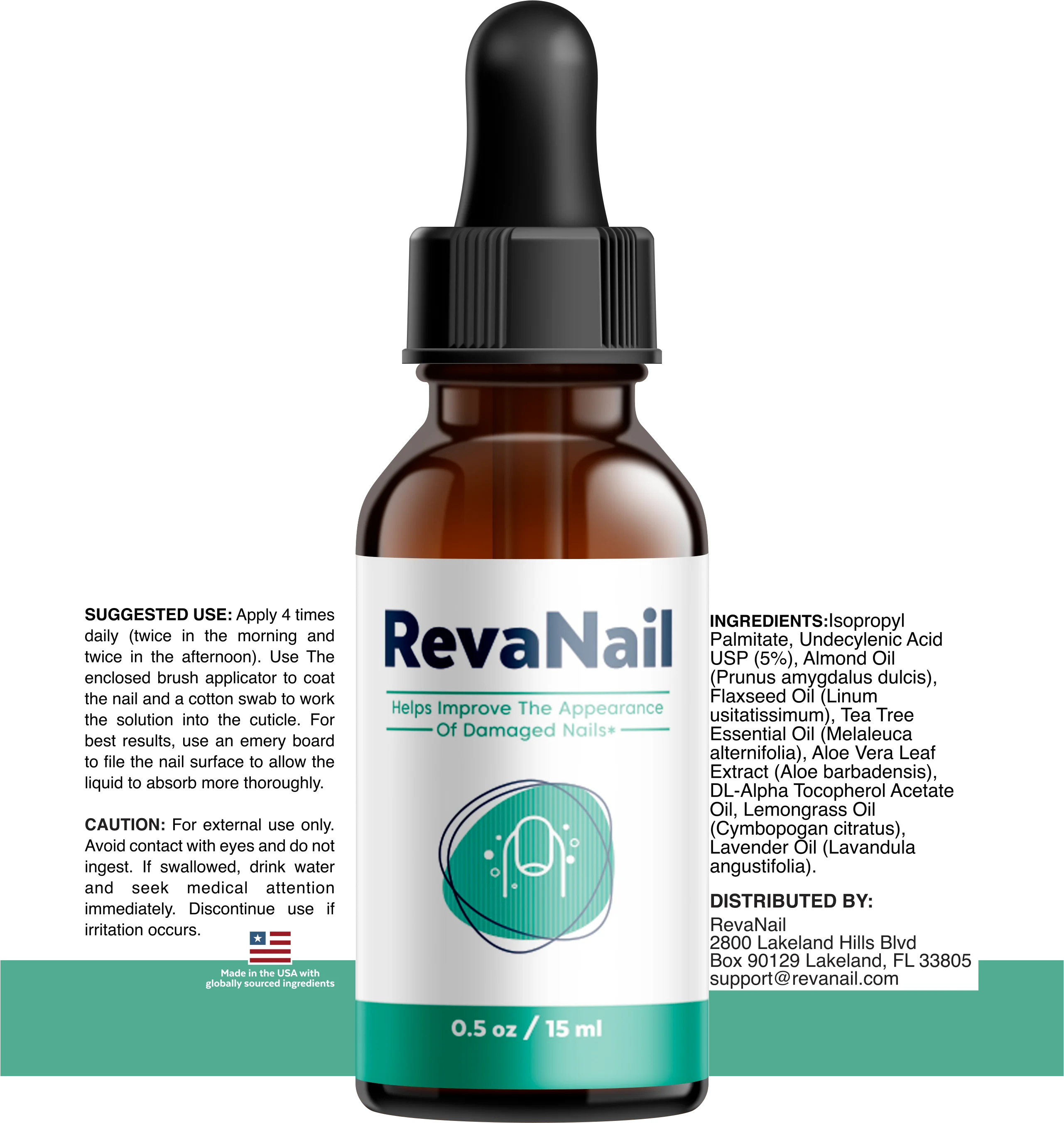 RevaNail Product Label